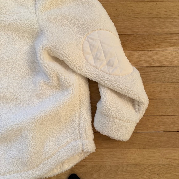 ALO Ivory Sherpa Edge Shacket | Size: Medium | Never Worn - Picture 15 of 16